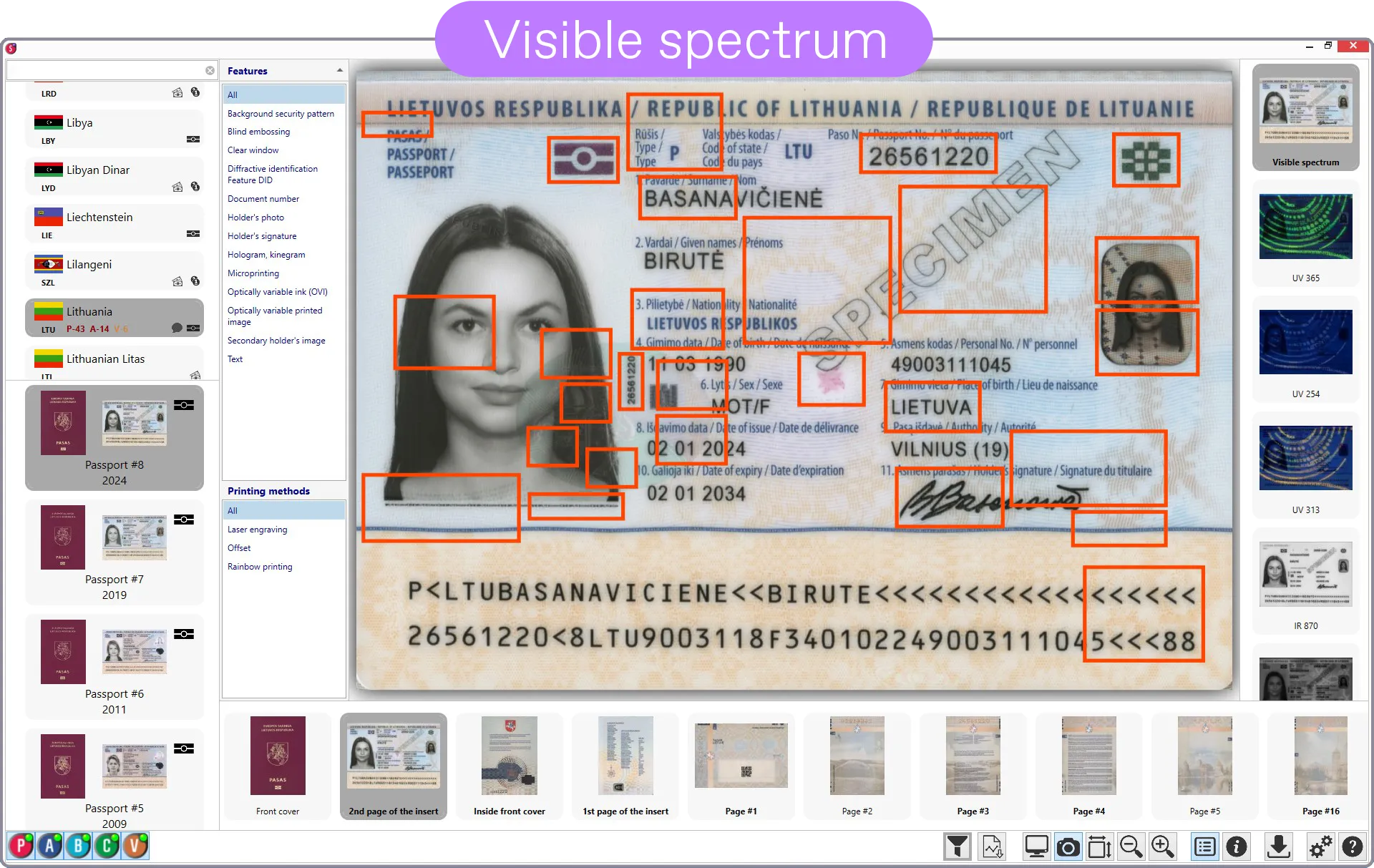 Regula Secure Documents database Ultimate Edition